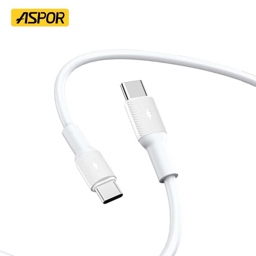 ASPOR A083 100W USB-C to USB-C Silicone Cable – 1 Meter