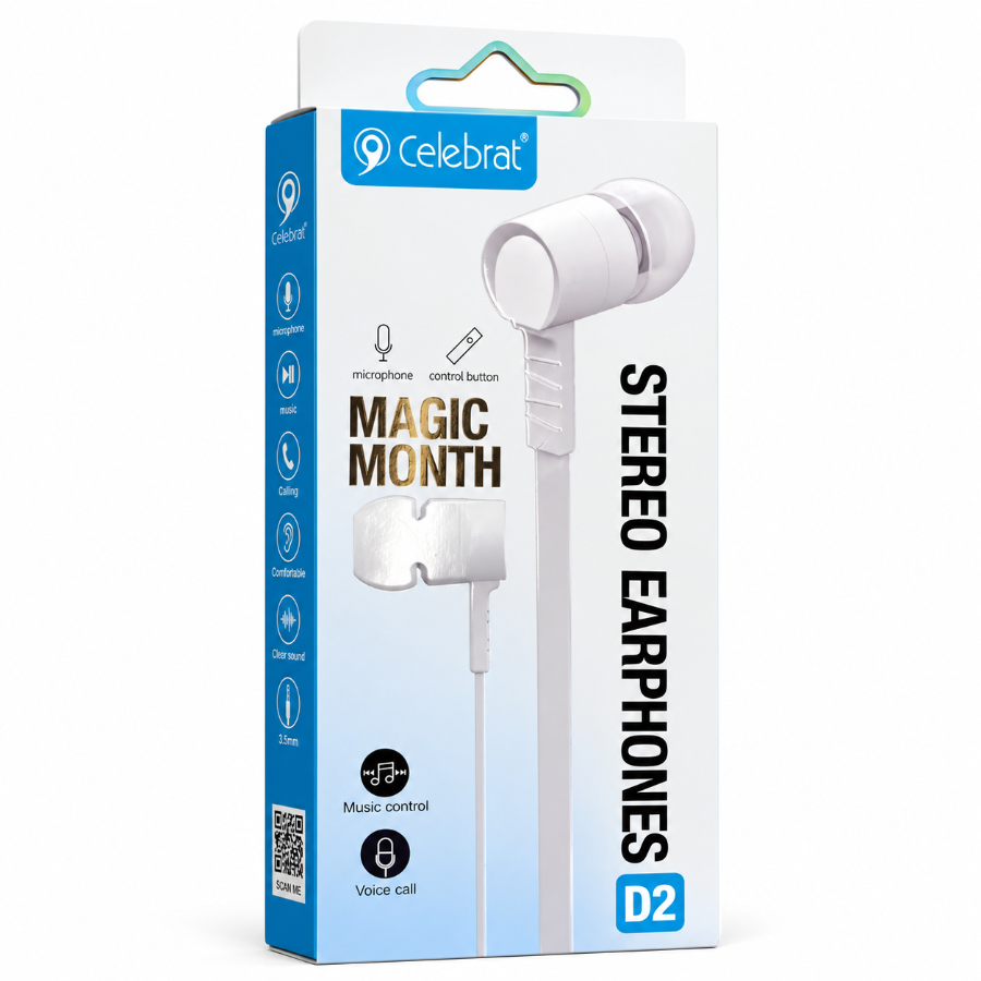 Celebrat D2 Stereo Earphone