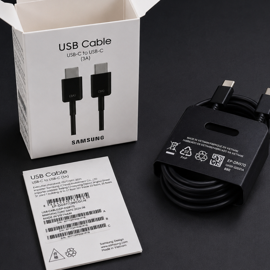 Samsung USB-C to USB-C 3A Fast Charging Cable