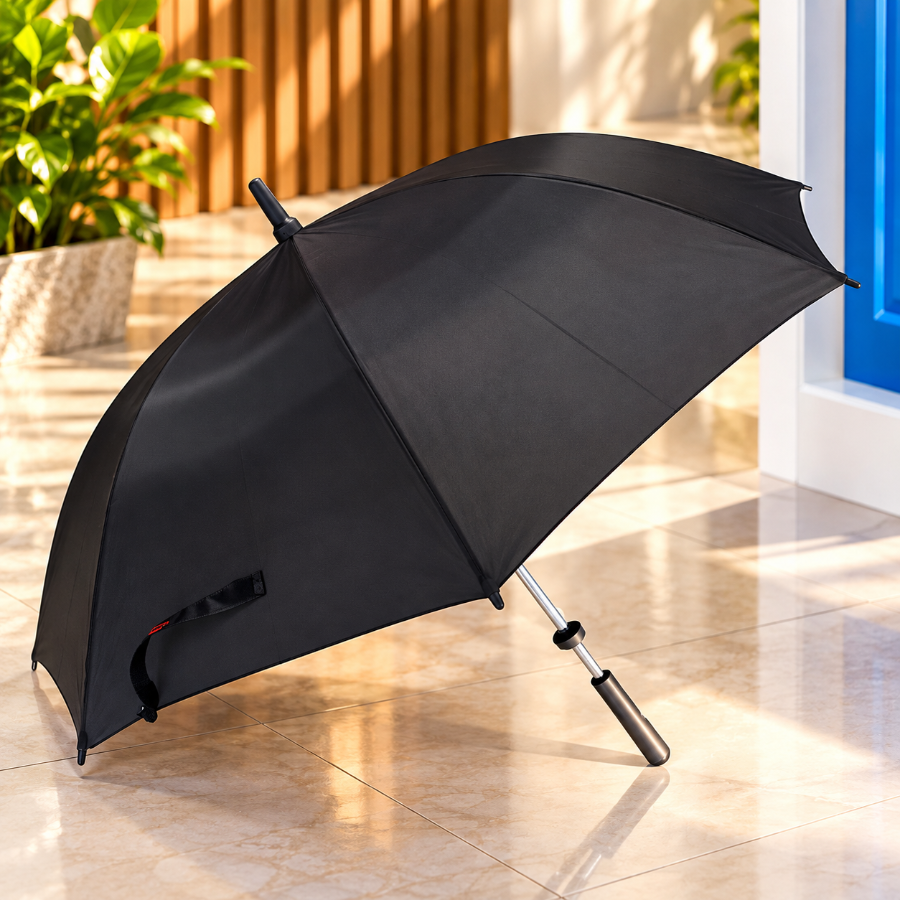 Maltex 9031 Folding Umbrella – Black, 105 cm