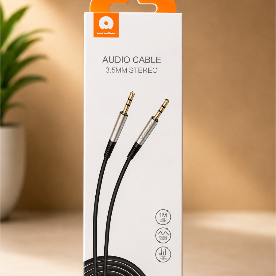 WUW X175 3.5mm Stereo Audio Cable – 1m