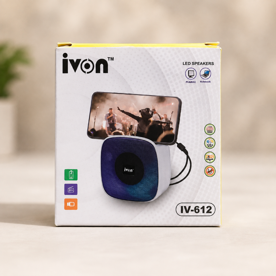 iVON IV-612 5W Portable LED Bluetooth Speaker