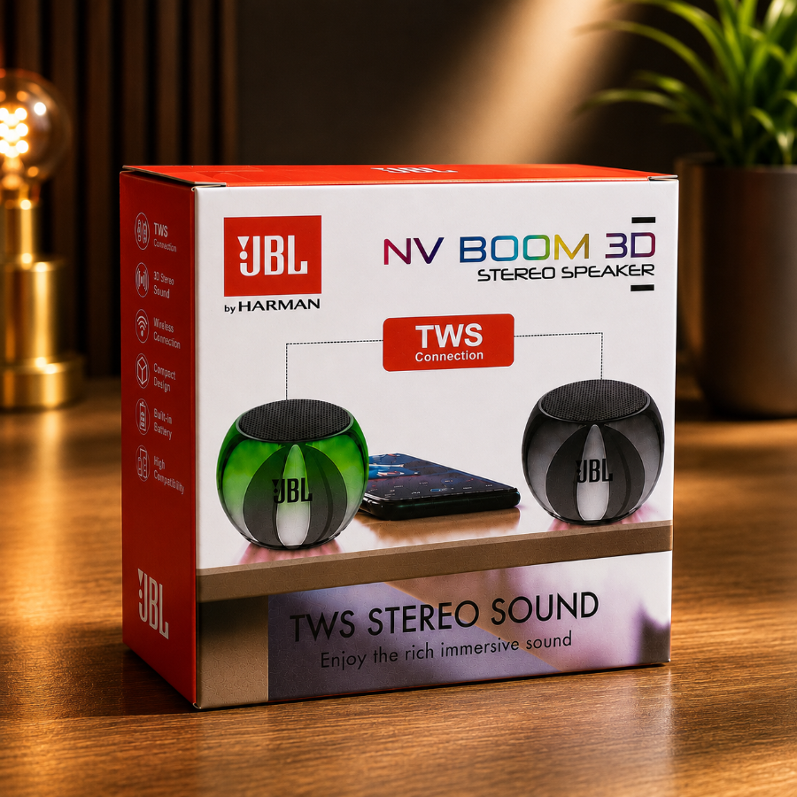 JBL NV BOOM 3D TWS Stereo Speaker